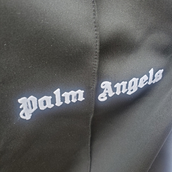 Mens Sz M Palm Angels Track Pants stripe Black and White - Picture 3 of 9